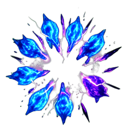Matilha de lobos (VFX) — sprite pixel art 256×256