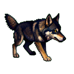 Wolf Pack - 256x256 pixel art sprite