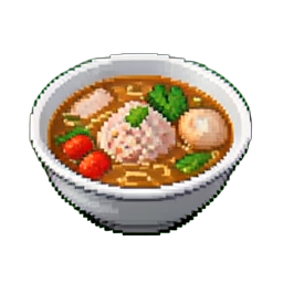 Sopa de wonton — sprite pixel art 256×256