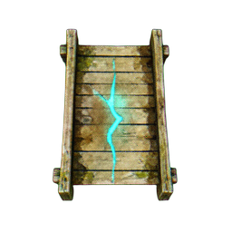 Pont de bois (Atmosphérique) — sprite pixel art 256×256
