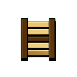 Wood Bridge (Low-Res) - 256x256 pixel art sprite
