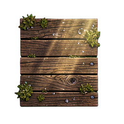 Wood Deck (HD-2D) - 256x256 pixel art sprite