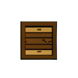 Wood Deck (Low-Res) - 256x256 pixel art sprite