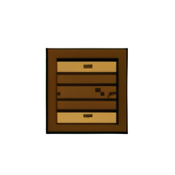 Holtdeck (Niedrigauflösung) — 256×256 Pixel-Art-Sprite