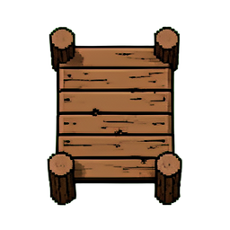 Quai en bois (16-bit) — sprite pixel art 256×256