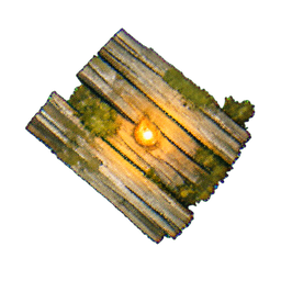Holzboden (Atmosphärisch) — 256×256 Pixel-Art-Sprite