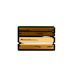 Wood Floor (Low-Res) - 256x256 pixel art sprite