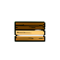 Suelo de madera (Baja resolución) — sprite pixel art 256×256