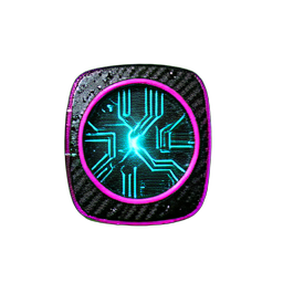 Wood Log (Cyberpunk) - 256x256 pixel art sprite