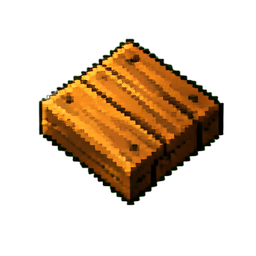 Wood Plank - 256x256 pixel art sprite