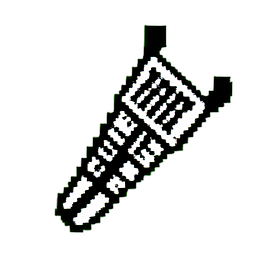 Pregos de madeira — sprite pixel art 256×256