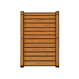 Wooden Boardwalk — 256×256 pixel art sprite