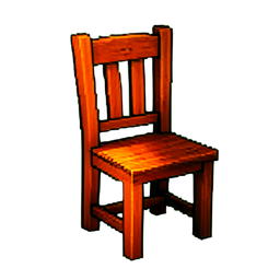 Wooden Chair - 256x256 pixel art sprite