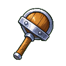 Masse de bois — sprite pixel art 256×256