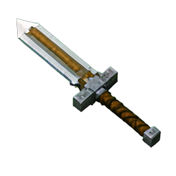 Lance en Bois — sprite pixel art 256×256