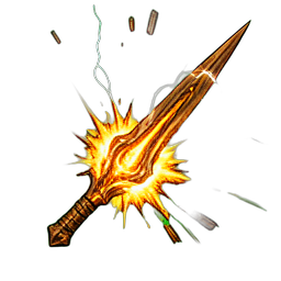 Wooden Sword (VFX) - 256x256 pixel art sprite