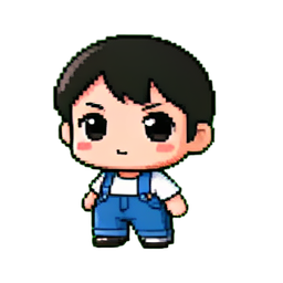 Jean en laine (Art Pixelisé) — sprite pixel art 256×256