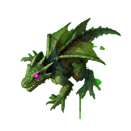 Wyvern (Atmospheric) - 256x256 pixel art sprite