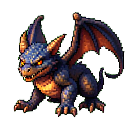 Wyvern - 256x256 pixel art sprite