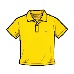 Polo jaune — sprite pixel art 256×256