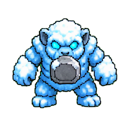 Yeti (16-Bit) — 256×256 Pixel-Art-Sprite