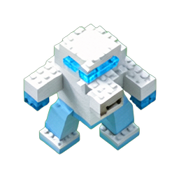Yeti (Voxel) - 256x256 pixel art sprite