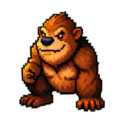 Yeti - 256x256 pixel art sprite