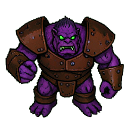 Zombie Brute (16-Bit) - 256x256 pixel art sprite