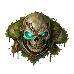 Zombie Brute (Atmospheric) - 256x256 pixel art sprite
