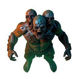 Zombie Brute (Filmisch) — 256×256 Pixel-Art-Sprite