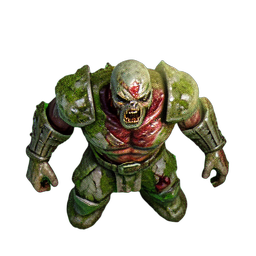 Zombie Brute (HD-2D) — 256×256 pixel art sprite