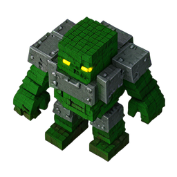 Zombie Brute (Voxel) - 256x256 pixel art sprite