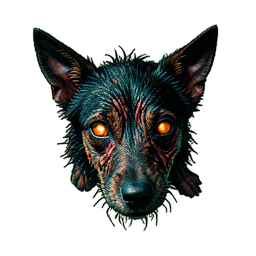 Zombie Dog (Cinematic) - 256x256 pixel art sprite