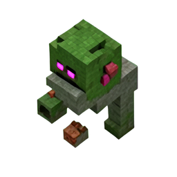 Zombie Dog (Voxel) - 256x256 pixel art sprite