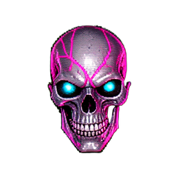 Zombie King (Cyberpunk) - 256x256 pixel art sprite