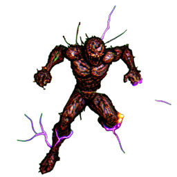 Zombie Runner (VFX) - 256x256 pixel art sprite