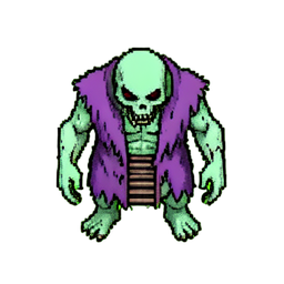 Zombie Shambler (16-Bit) - 256x256 pixel art sprite