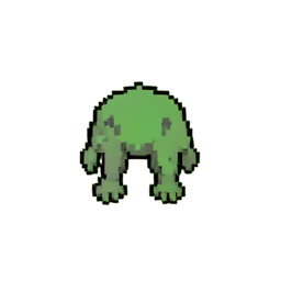 Zombie Shambler (Low-Res) - 256x256 pixel art sprite