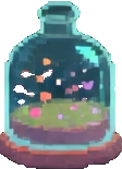 Glass Terrarium Effect C — 112×155 pixel art sprite