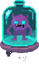 Glass Terrarium Enemy A - 134x220 pixel art sprite