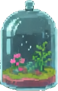 Glass Terrarium Building A - 117x183 pixel art sprite