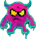 Graffiti Urban Enemy C - 119x128 pixel art sprite