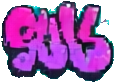 Entorno urbano graffiti C — sprite pixel art 115×83
