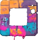 Graffiti Urban Tile B - 132x139 pixel art sprite