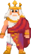 Greek Temple Character A - 108x190 pixel art sprite