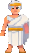Greek Temple Character B - 101x175 pixel art sprite