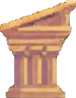 Efecto del templo griego B — sprite pixel art 107×139