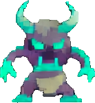 Enemigo del Templo Griego C — sprite pixel art 138×150