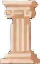 Objeto del Templo Griego B — sprite pixel art 80×126