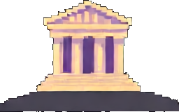 Greek Temple Structure C - 256x384 pixel art sprite